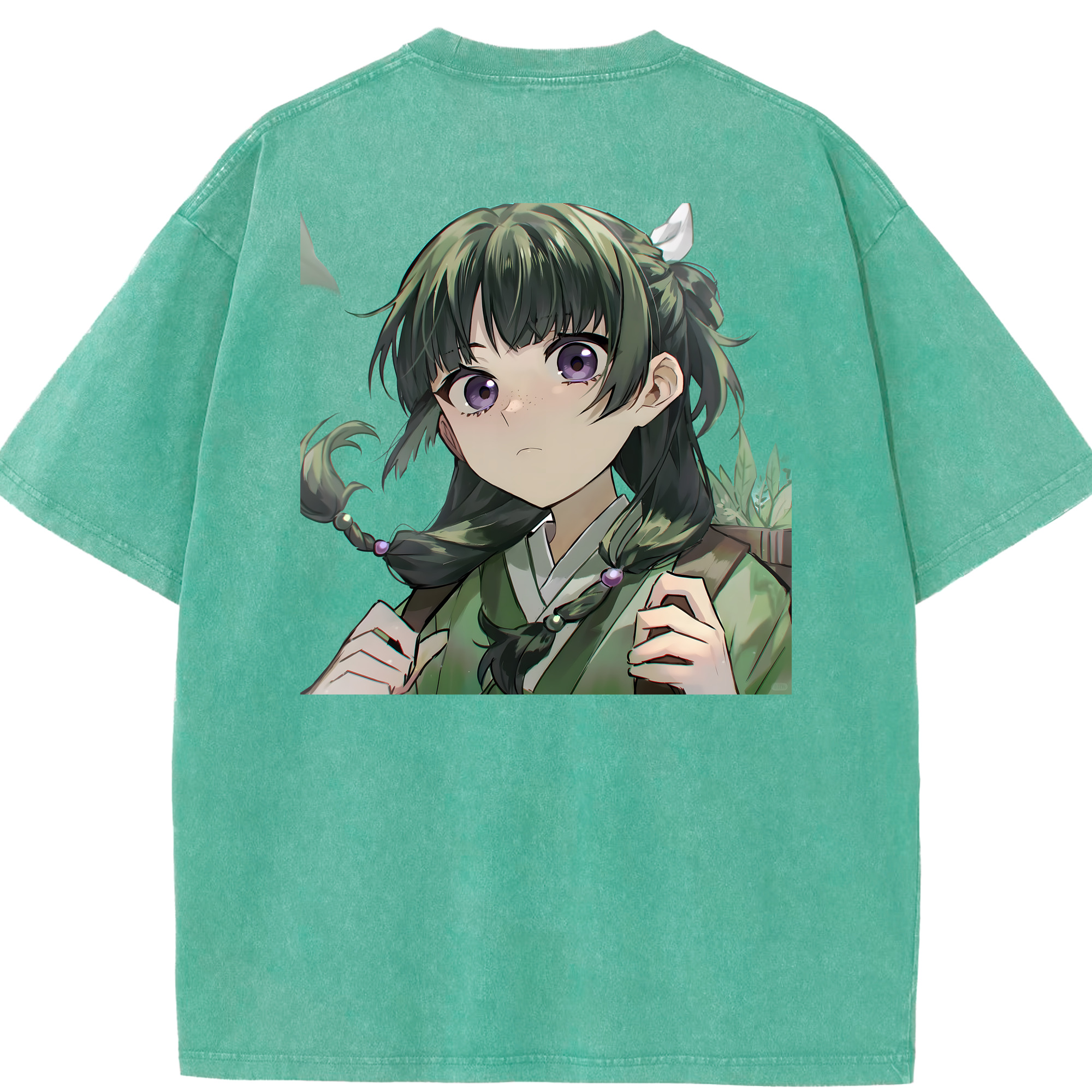 （画像用） 薬屋のひとりごと The Apothecary Diaries 綿100% ヴィンテージ風 半袖Tシャツ（背面プリント）